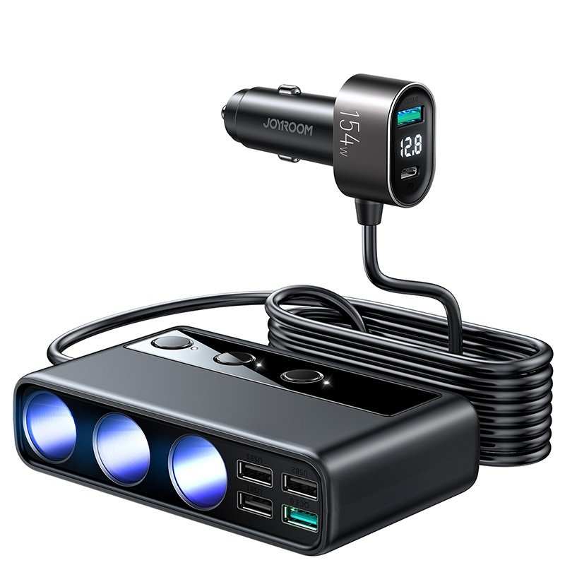 Picture of Joyroom JR-CL06 154W Multi-Port Car Charger - Black
