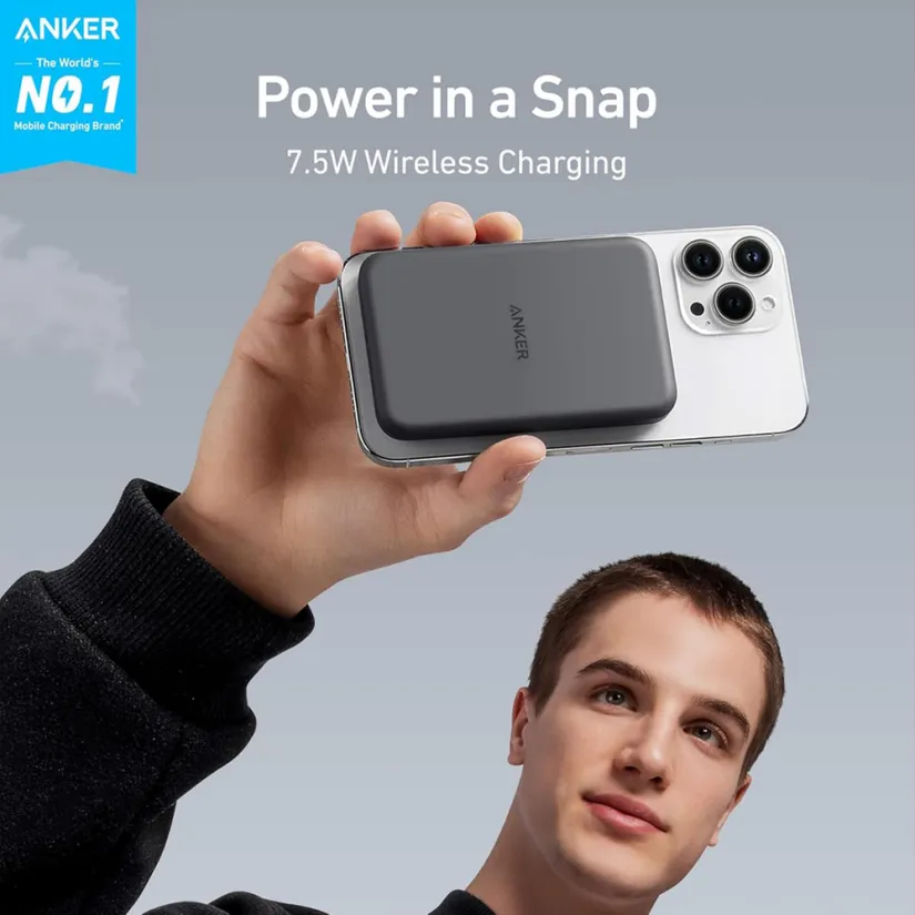 Picture of Anker 621 Magnetic 5000mAh Battery (MagGo - Black