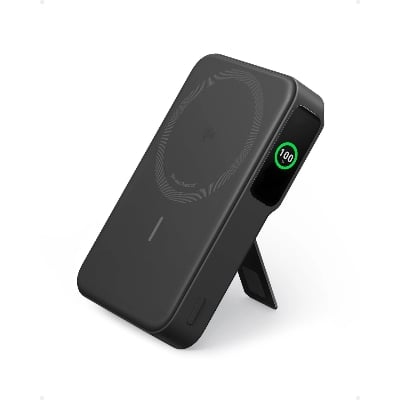 Picture of Anker MagGo 10000mAh Qi2 Certified 15W Ultra-Fast MagSafe Power Bank - Black