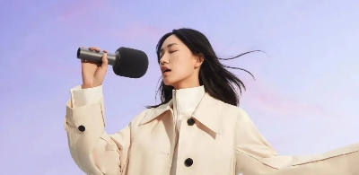 Picture of Xiaomi Mijia K Song Microphone Bluetooth Videoke Mic KTV Stereo Rechargeable Dsp Karaoke Speaker - Black