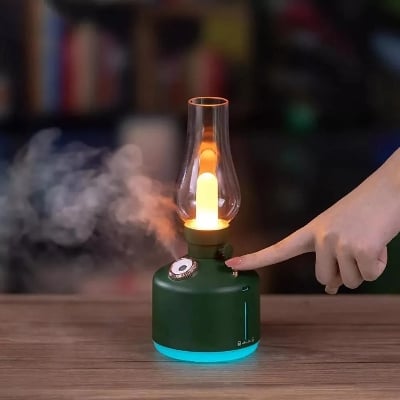 Picture of Vintage Lamp Retro Aroma Humidifier - Black