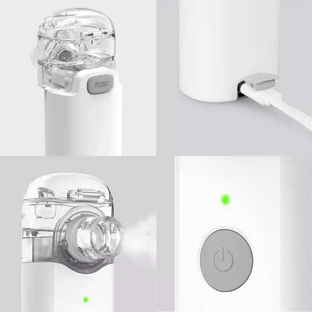 Picture of Xiaomi Youpin Andon Portable Micro-atomizer Nebulizer Mini Handheld Inhaler Respirator - White
