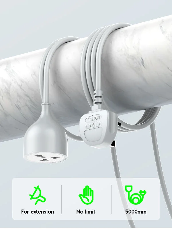 Picture of LDNIO SC1017 Universal Power Strip with Extension Power Cord 5m - White