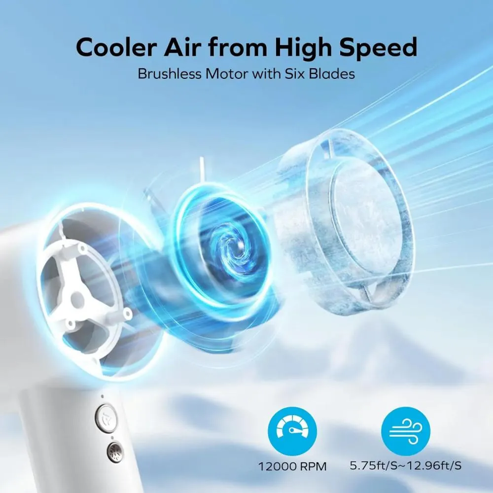 Picture of Momax Ultra Freeze Portable Icy Cooling Fan - White