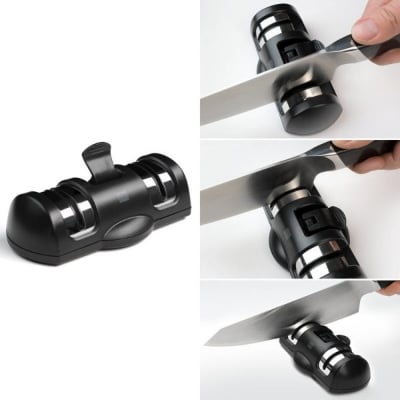 Picture of Xiaomi Huohou Knife Sharpener 2 Stages Professional Kitchen Sharpening Tool - Black