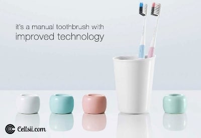 Picture of Xiaomi Mi Deep Clean Bass Method Toothbrush 4Pcs - Blue