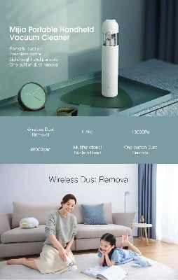 Picture of XIAOMI Mijia Handheld Vacuum Cleaner Portable Handy Vacuum Cleaner - White