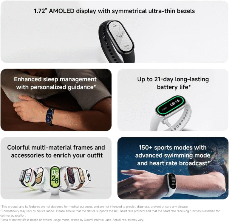 Picture of Xiaomi Smart Band 10 | Fit in style-Global version 1year replacement warranty - Black