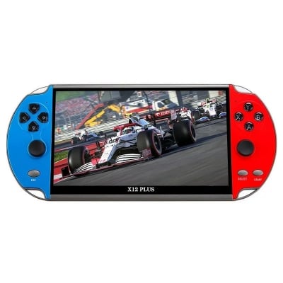 Picture of Potable X12 Plus 7" 16GB Consola X12plus Retro Handheld Games Player X 12 Plus Portab 7 Inch Video Game Consoles for PSP - Blue