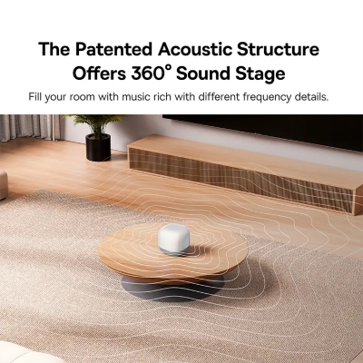 Picture of Baseus AeQur V2 Portable Bluetooth Speaker - White