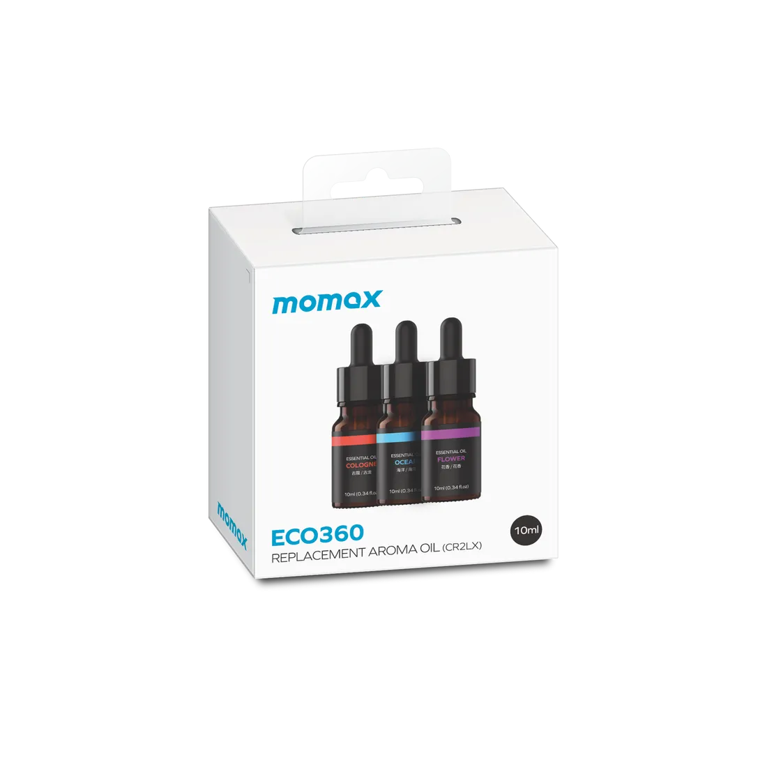 Picture of Momax Eco360 Eco360 Solar Power Aroma Refill (CR2LX) - Black