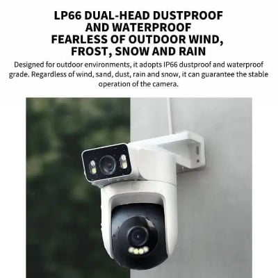 Picture of Xiaomi CW500 Outdoor Dual Lens Camera WiFi 6 Full Color Night Vision Security Camera For Mi Home APP - Black