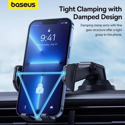 Picture of Baseus UltraControl Go Series Clamp-Type Phone Holder - Black