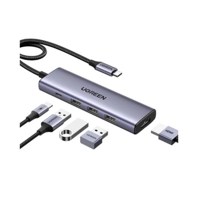 Picture of UGREEN CM511 USB-C Multifunction 5-in-1 Docking Station HUB (15596) - Black