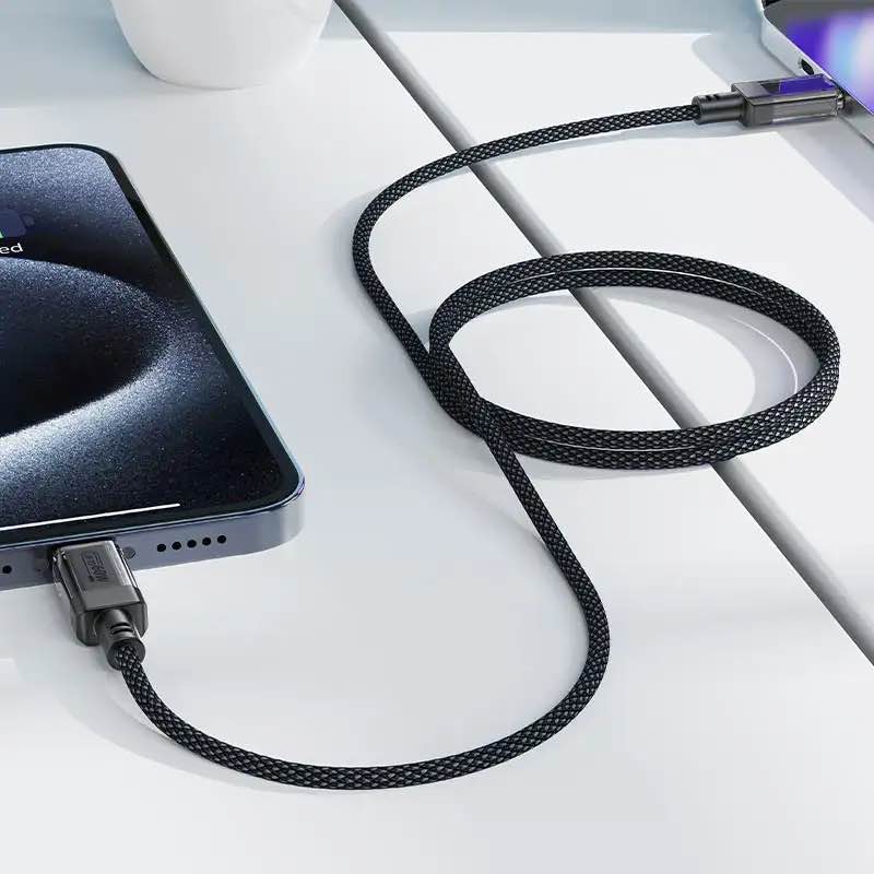 Picture of ACEFAST C12-03 60W USB-C to USB-C Charging Data Cable - Black