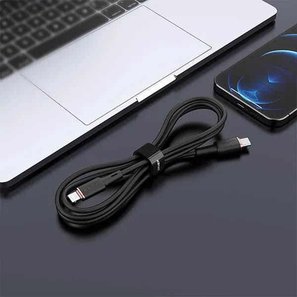 Picture of ACEFAST C2-01 30W PD MFI Certified USB-C to Lightning Cable 1.2M - Black
