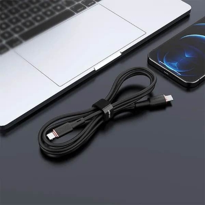 Picture of ACEFAST C2-01 30W PD MFI Certified USB-C to Lightning Cable 1.2M - Black