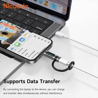 Picture of Mcdodo OT-262 PD 240W USB-C to USB-C Power Display Charging Adapter - Black