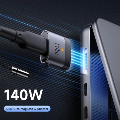 Picture of Mcdodo OT-685 140W USB-C to MagSafe 3 Portable Adapter For MacBook - Black