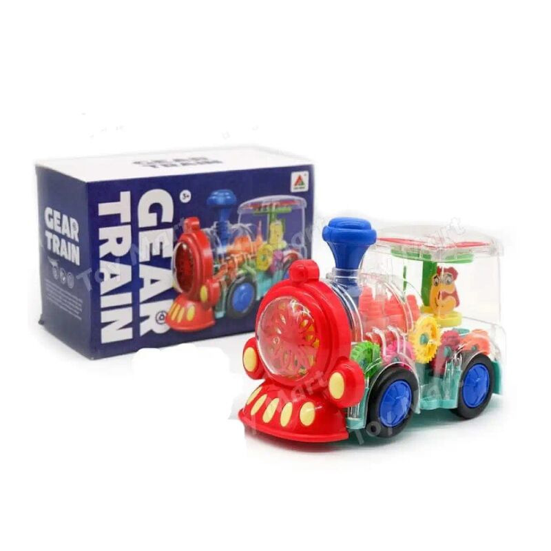 Picture of Transparent Gear Train Toy With 3d.