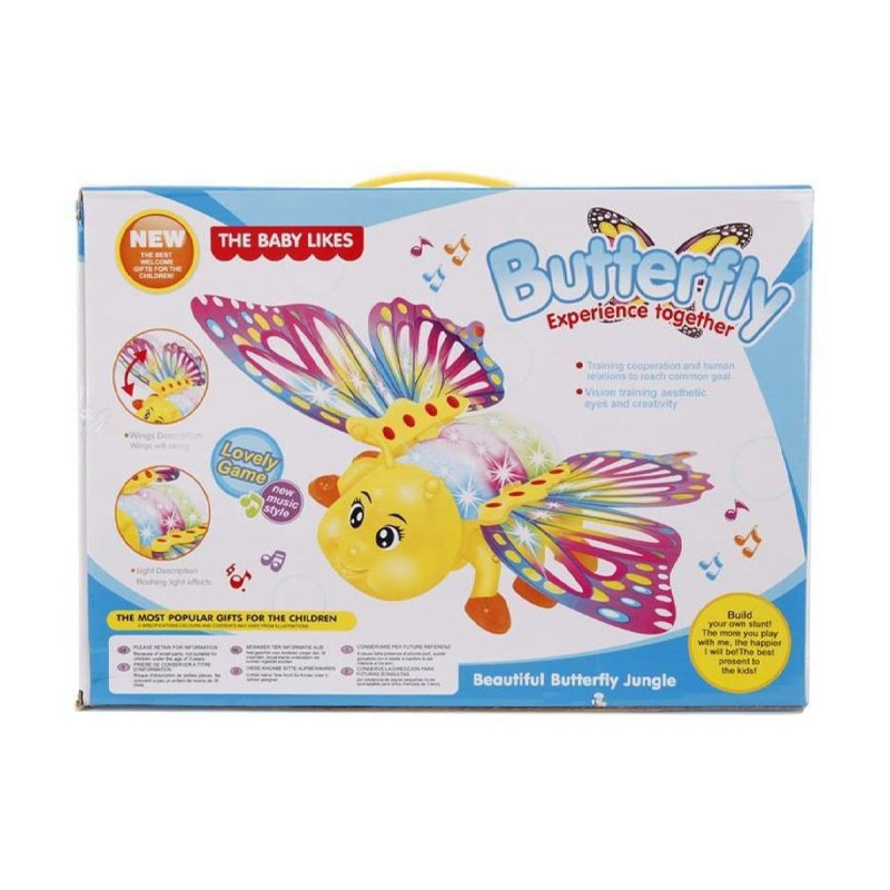 Picture of Beautiful Butterfly Jungle Experience Together with Sound and Lighting Battery Operated Toy