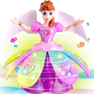 Picture of Angel Girl Doll with Flashing Lights and Sounds Children's Toy for Toddlers and Kids. Battery Operated