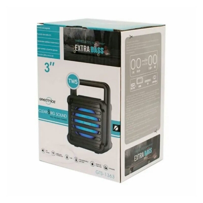 Picture of GTS - 1363 Bluetooth Speaker With Colorful Lights 3'' Wireless Sound