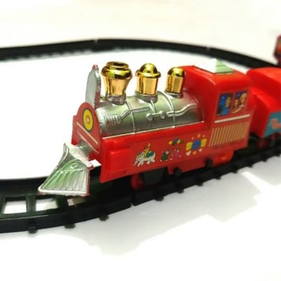 Picture of Mini Express Train Set For Kids 1 Battery Operated Train Set - Red