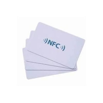 Picture of PVC NFC Tag – NTAG215 504B Memory – Blank White Card