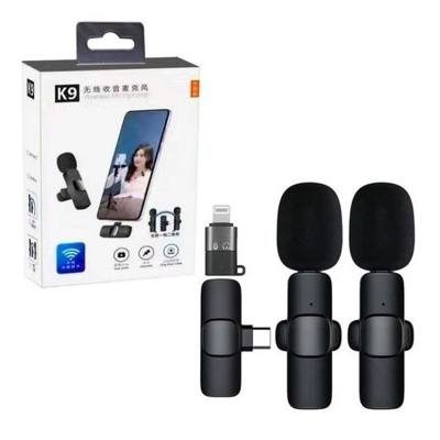 Picture of K9 Single Microphone Pro Wireless Lavalier Type-C – Upgraded Plug & Play Auto-Sync Mic for Vlogs, Interviews & YouTubers (No App or Bluetooth Needed)