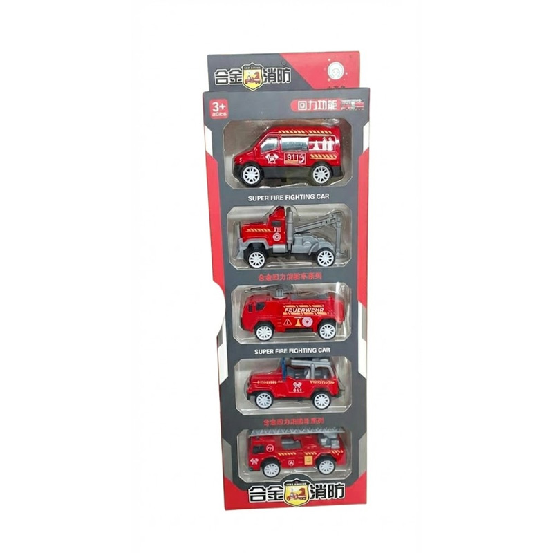 Picture of Die Cast Car Set For Kids Vehicle Gift Pack 5-Piece - Car Toy
