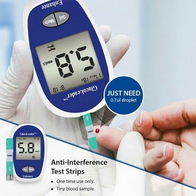 Picture of Gluco leader Enhance Blood Glucose Meter – Blue