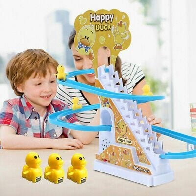 Picture of Small Duck Slide Toy,Electric Duck Climbing Stairs
