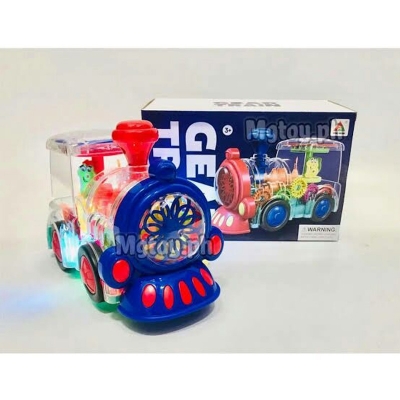 Picture of Transparent Gear Train Toy With 3d.