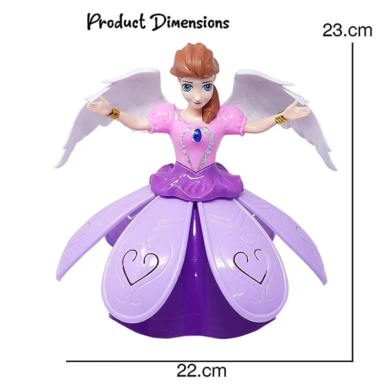 Picture of Angel Girl Doll with Flashing Lights and Sounds Children's Toy for Toddlers and Kids. Battery Operated