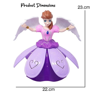 Picture of Angel Girl Doll with Flashing Lights and Sounds Children's Toy for Toddlers and Kids. Battery Operated