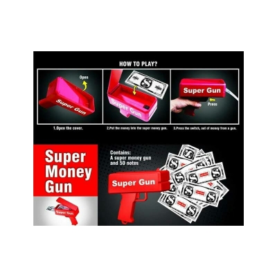 Picture of Money cannon Game Spit 100 Banknotes Cash Cannon Money cannon Toy