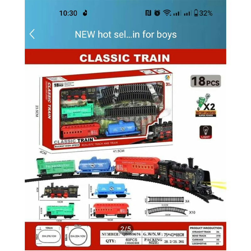 Picture of Speed toy train.game set.