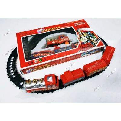 Picture of Mini Express Train Set For Kids 1 Battery Operated Train Set - Red