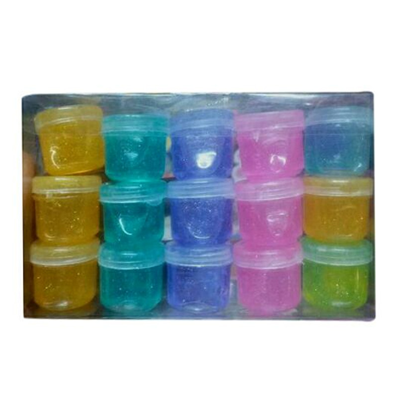 Picture of 5 Colors 15 Pcs Crystal Bubble Making Slime Clay Mud For Kids, Slime