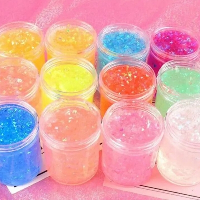Picture of 5 Colors 15 Pcs Crystal Bubble Making Slime Clay Mud For Kids, Slime