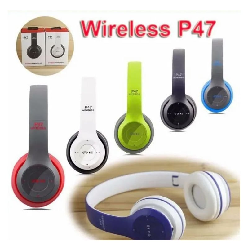 Picture of P47 Wireless Bluetooth Headphone Stereo Earphone with SD Card Slot
