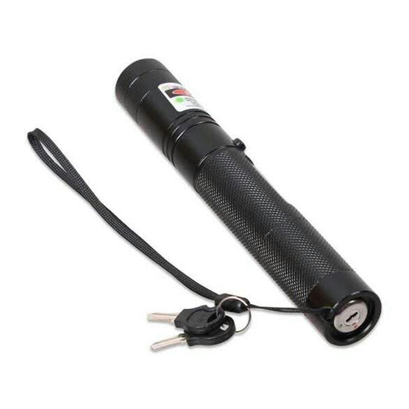Picture of Premium Laser Pointer Light Rechargeable Green Adjustable Burn Match Light goes up to the plane