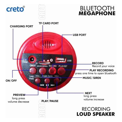 Picture of HANDHELD LITHIUM BATTERY MEGAPHONE