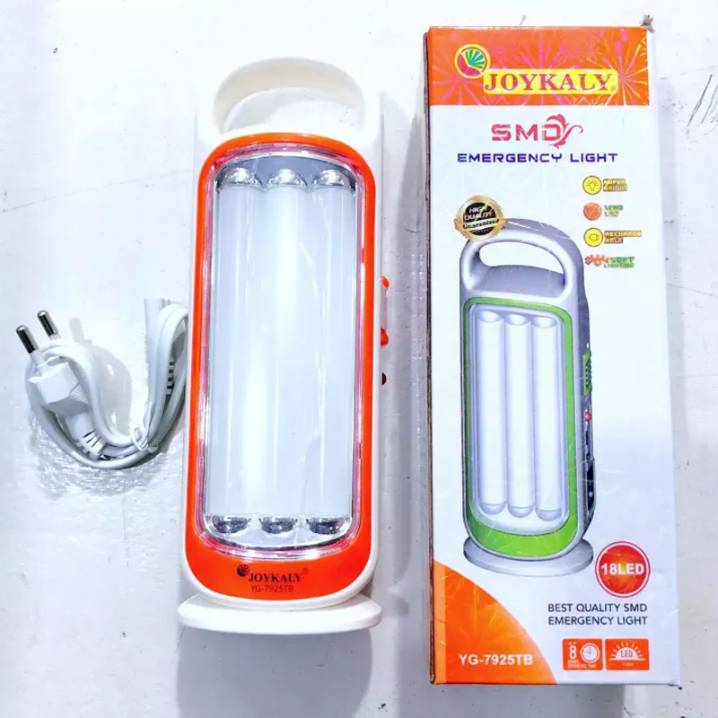 Picture of joykaly YG-7925TB Three Tube Style Portable Homehlod Rechargeable LED Emergency Light With Powerful Battery