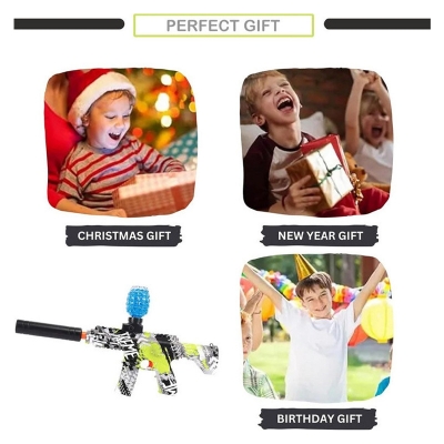 Picture of 2025 New Exciting Mini M416 Electric Ball Blaster Toy - Exclusive Metallic Finish, High-Speed, Rechargeable