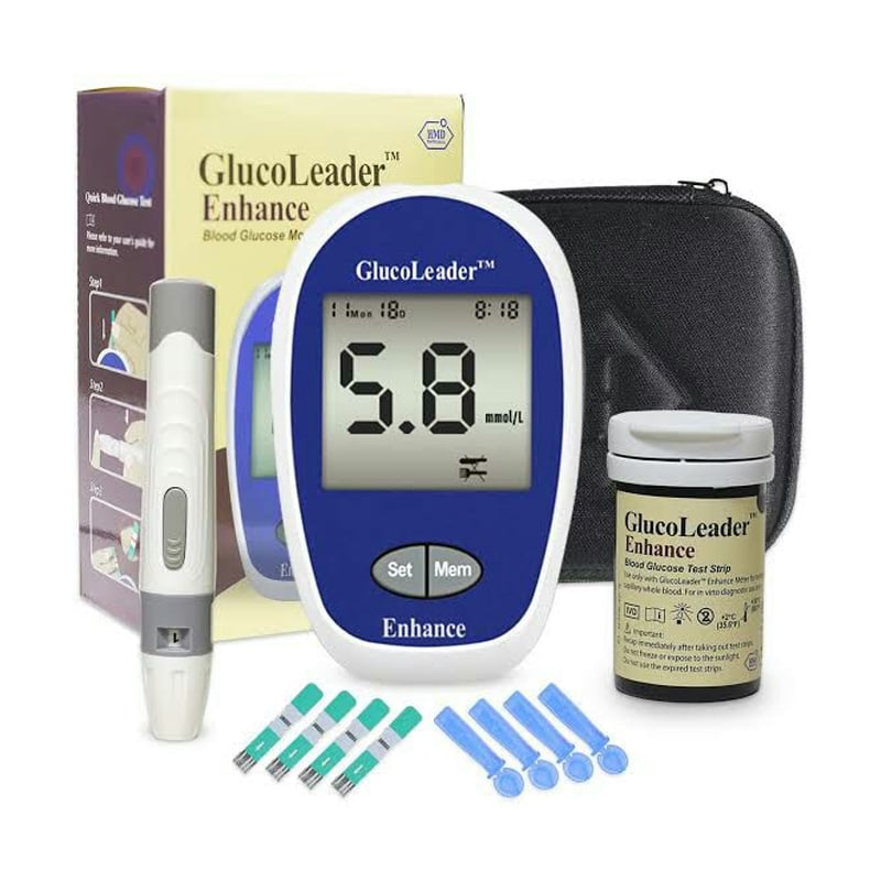 Picture of Gluco leader Enhance Blood Glucose Meter – Blue