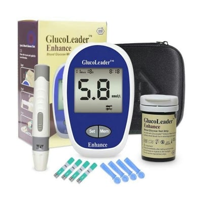 Picture of Gluco leader Enhance Blood Glucose Meter – Blue