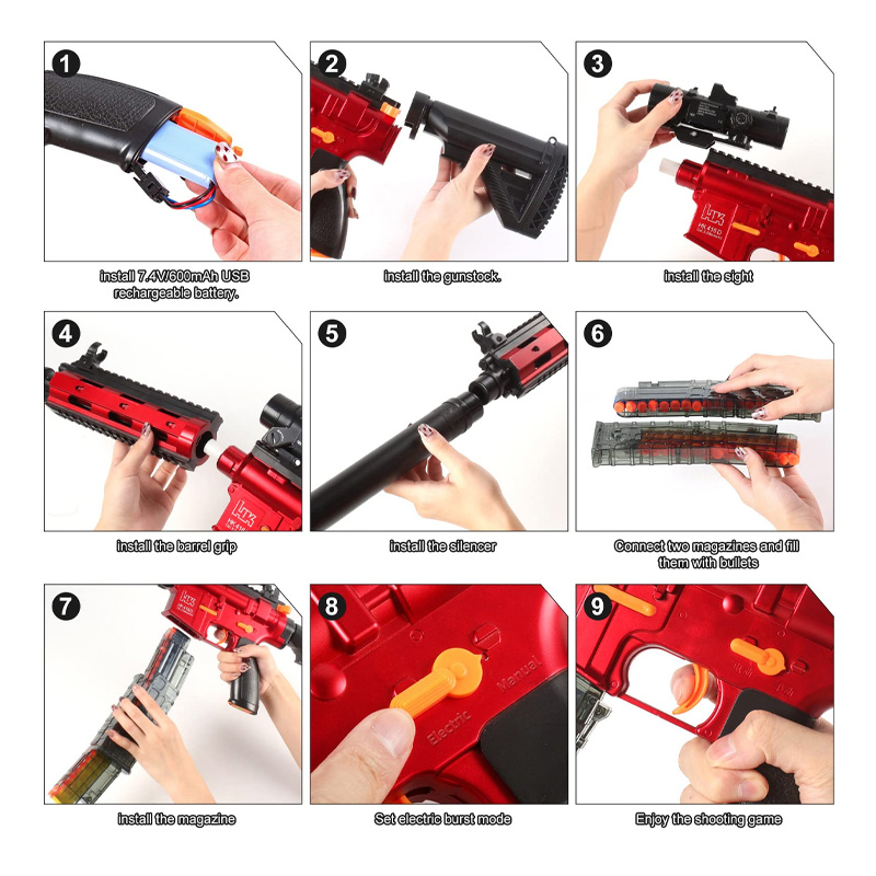 Picture of Automatic Toy  for Nerf Automatic Toy , M416 Auto-Manual Soft Toy