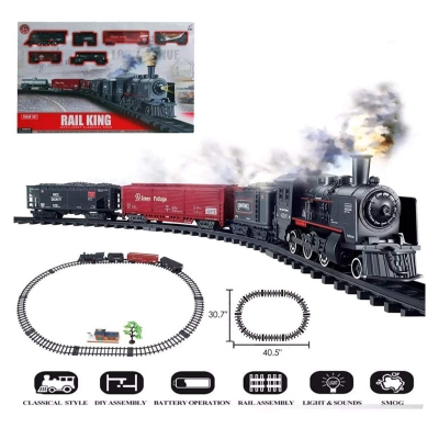 Picture of Rail King Intelligent Classical Express Train Track Set - Multi Color